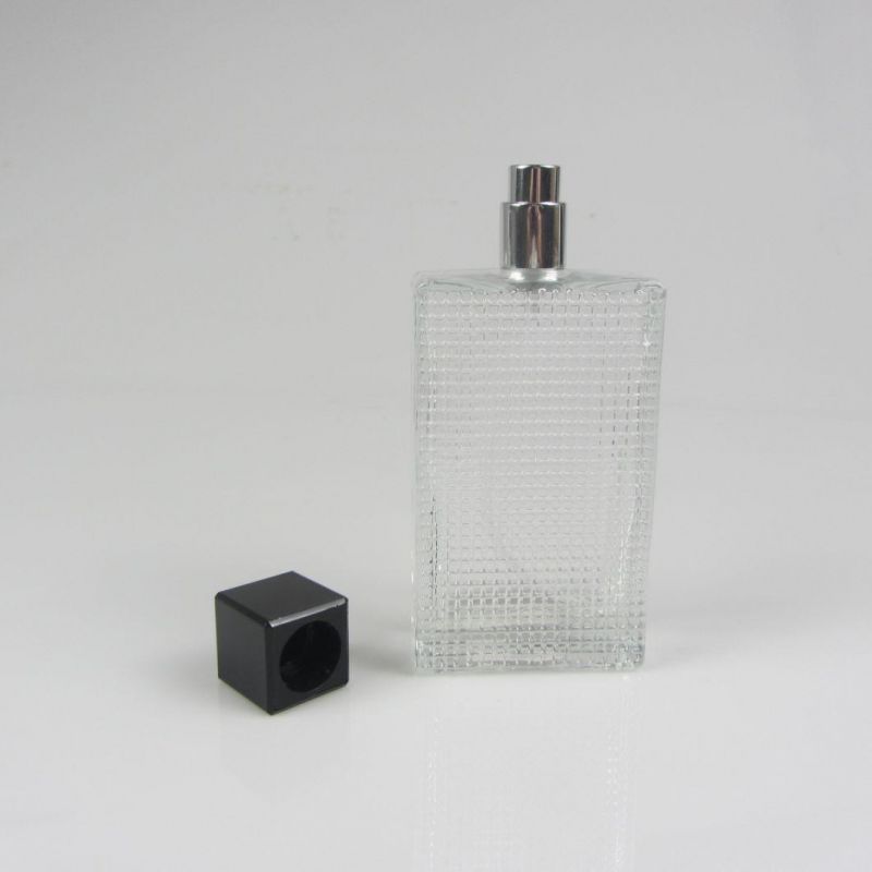 Square Glass Bottle Spray Bottle for Perfume Packaging