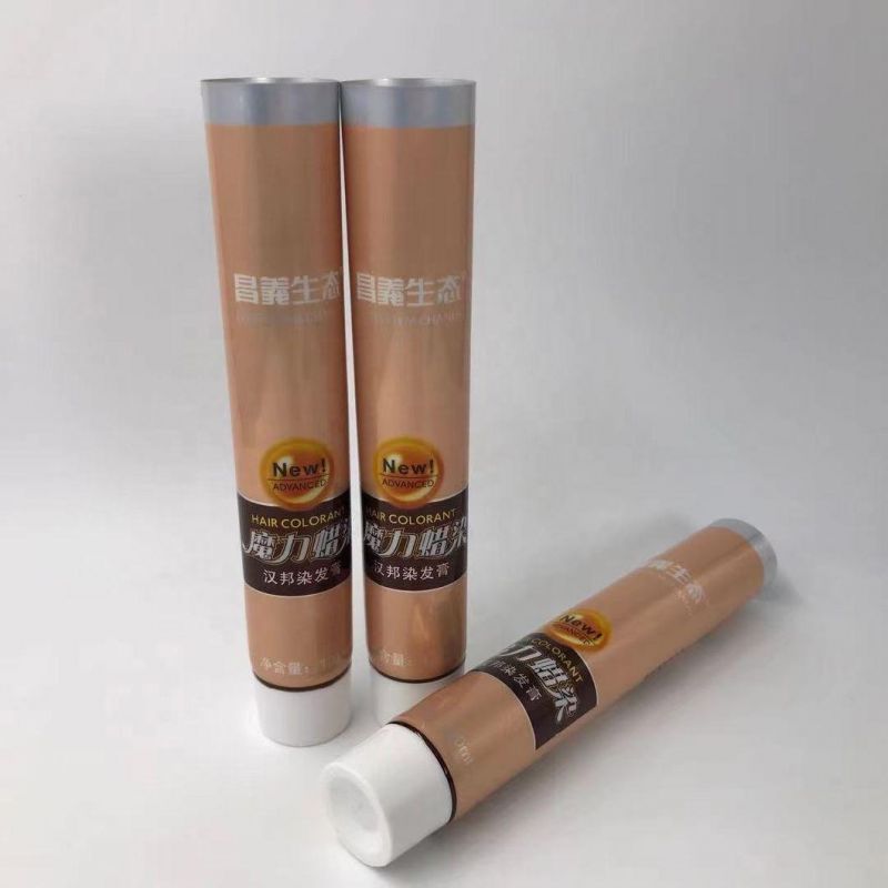 Cosmetic Tube with Silver Standard Screw Cap for Skin Packaging From China