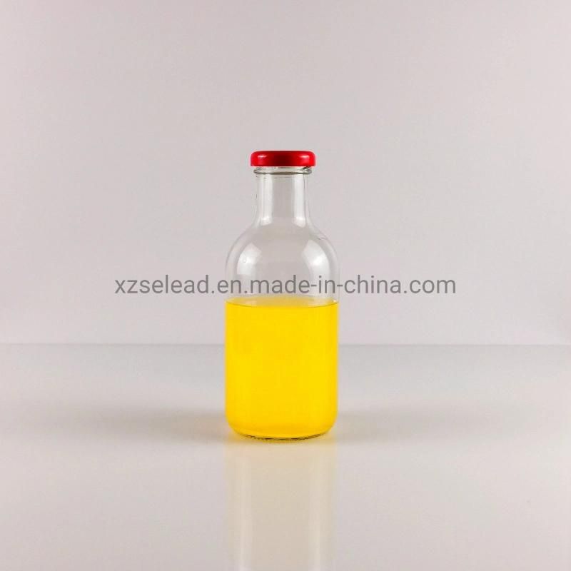 Glass Juice Bottles Reusable Glass Milk Bottles with Lids 16oz