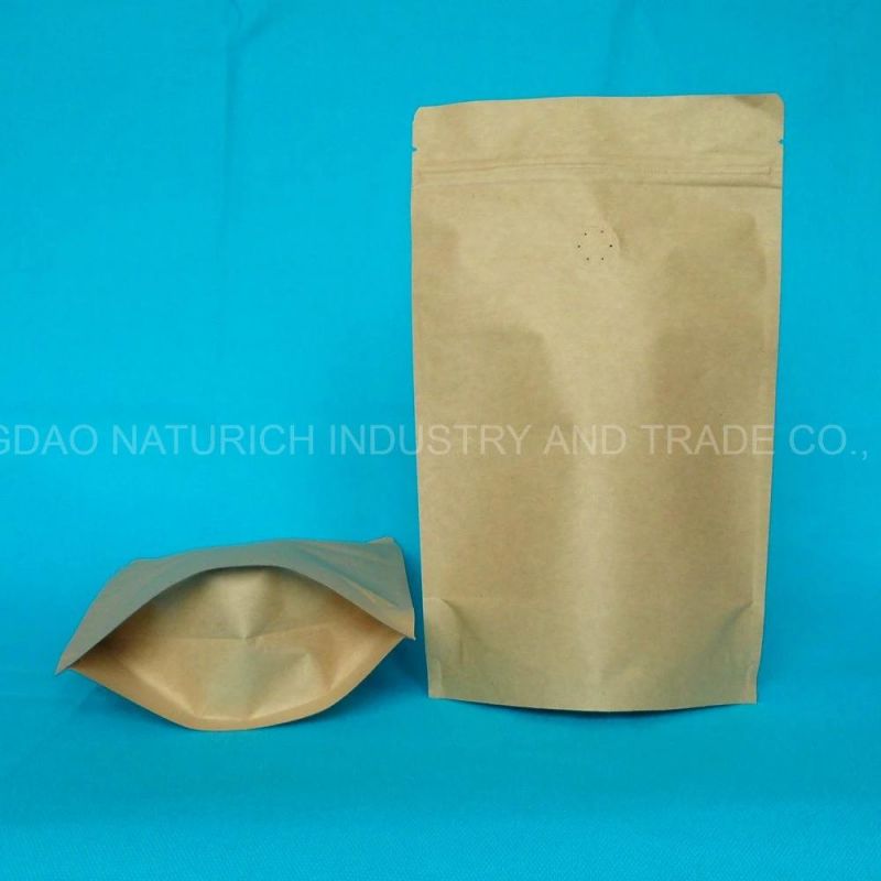 Customized Stand up Kraft Paper Zip Lock Packing Bag Doypack Pouches Mylar Bags