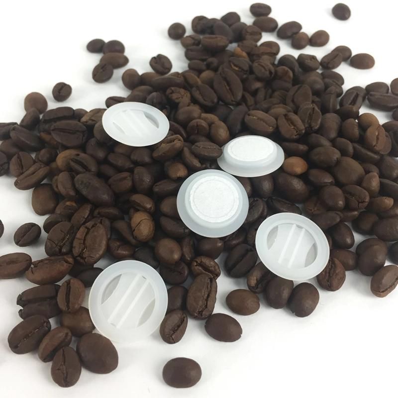 8oz 12oz 16oz Laminated Foil Zip Lock Bag Eco Matte White Resealable Self-Sealing Mylar Coffee Bean Stand up Bag with Valve and Zip