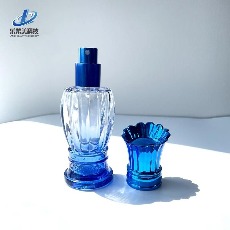 Perfume Package Skin Care Glass Bottle with Color and Design 50ml