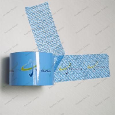 High Adhesive Tamper Evident Security Warranty Sealing Tape Void Sticker Tape