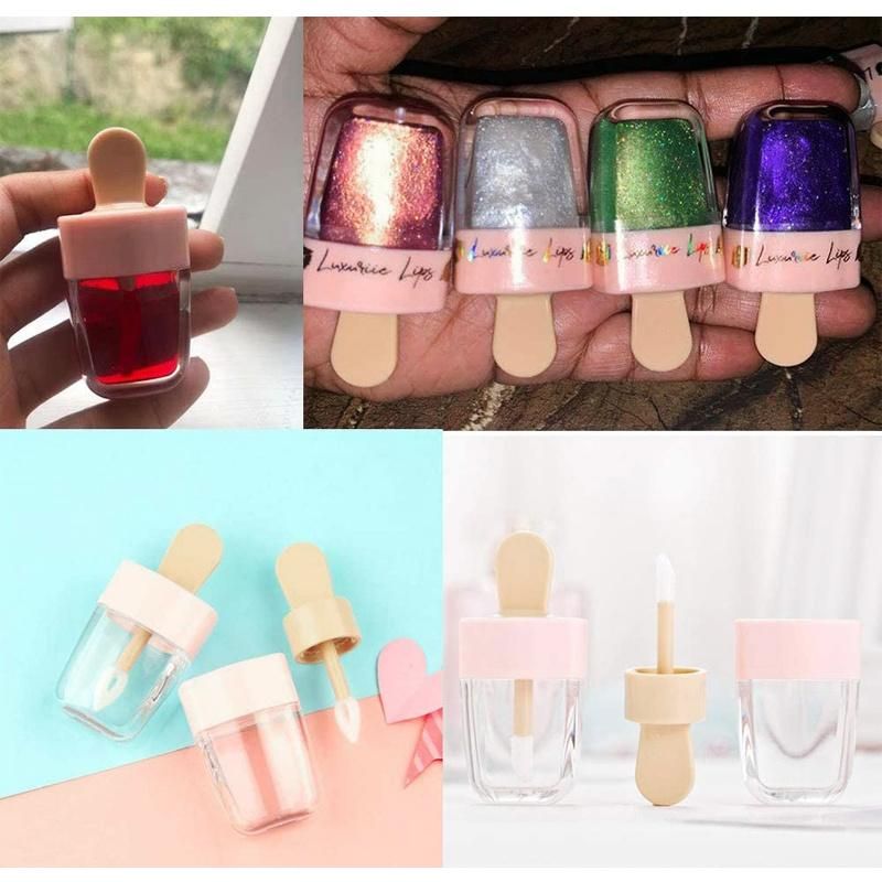 Wholesale 8ml Empty Luxury Cute Lipstick Balm Lip Gloss Containers Tube with Wand for Sale