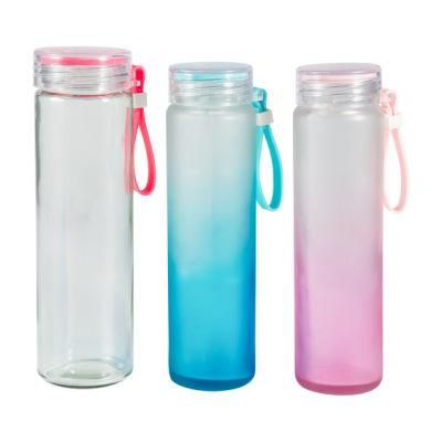 Acceptable Round Crystal Air Express, Sea Shipping and etc Juice Glass Beverage Bottle