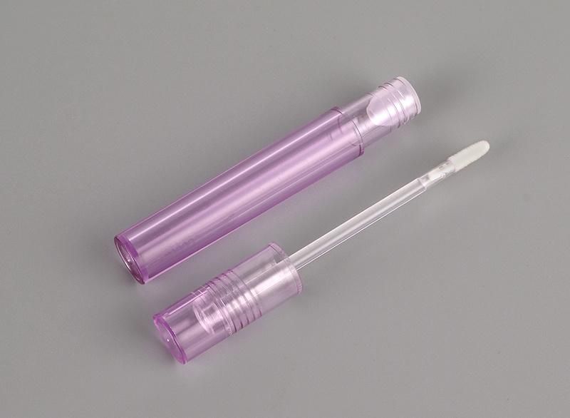 Factory Direct Sale 2.5ml Purple Transparent Empty Lip Gross Tube Lip Gloss Packaging Cute