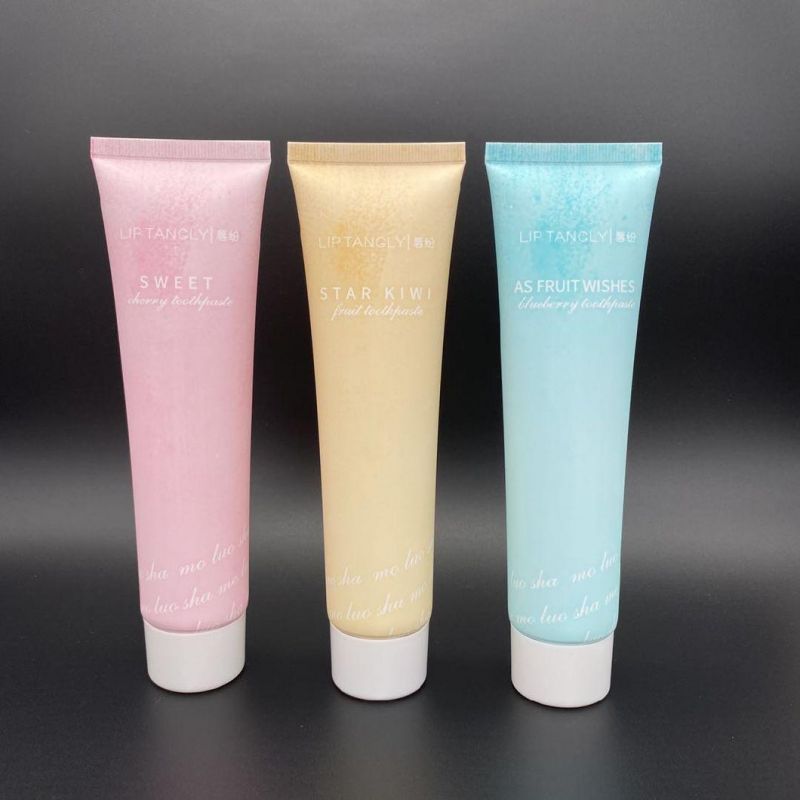 Empty Refillable Squeeze Soft Body Lotion Tube Container Custom Print Cosmetic Skincare Body Cream PE Plastic Packaging