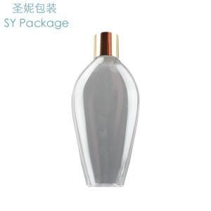 300ml Pet Plastic Rectangle Clear Bottle for Cosmetic