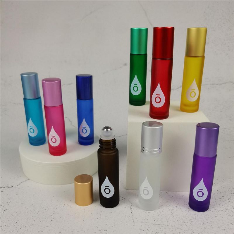 10ml Glass Essential Oil Bottle Attar Oud Oil Glass Roll on Bottle