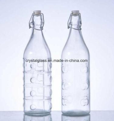 1000ml Swing Top Glass Beverage Juice Bottles Food Grade