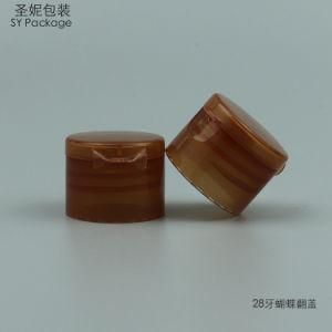 28/410 Amber Color Plastic Shampoo Flip Top Cap in Store for Sale