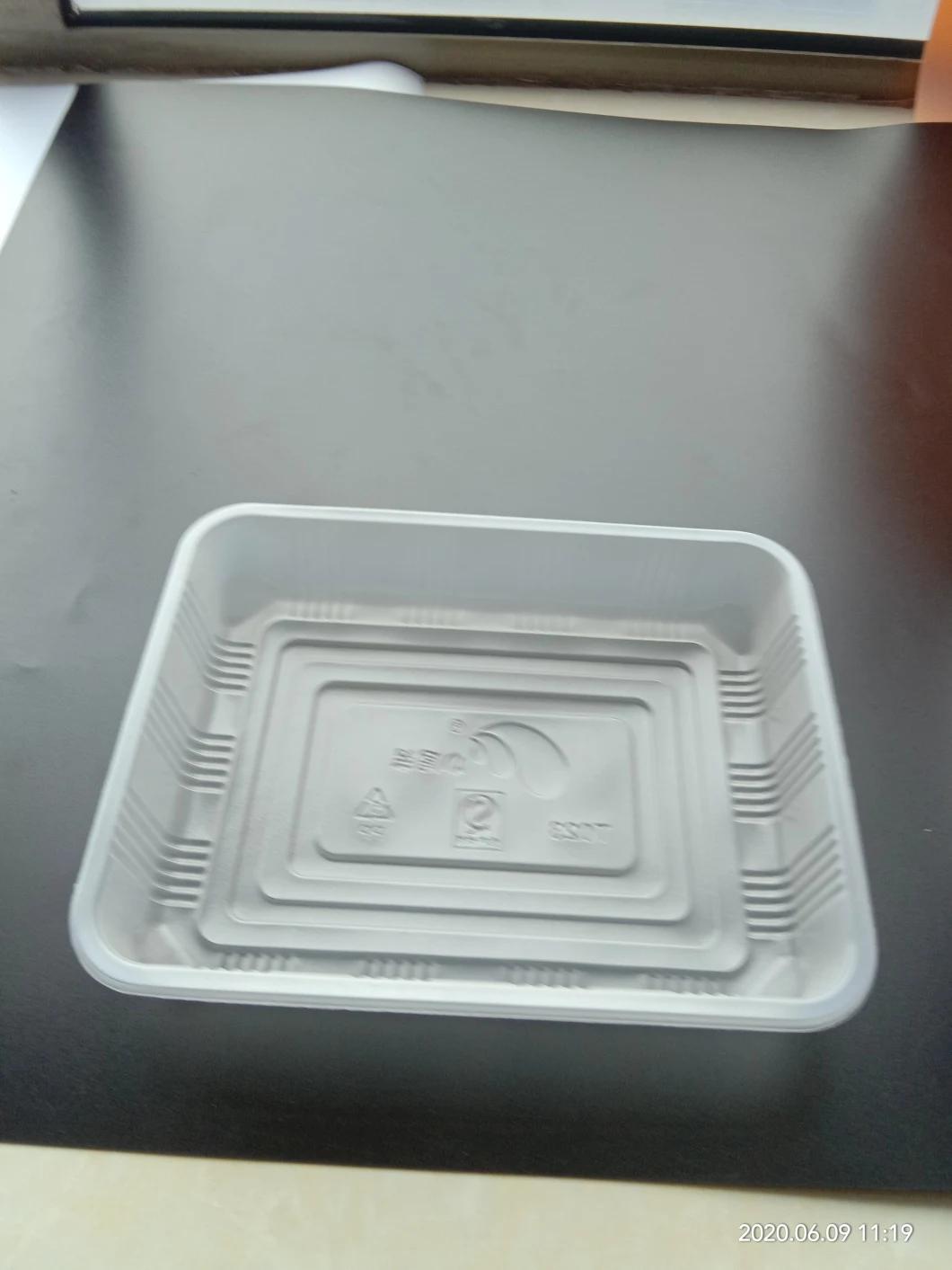 Biodegradable Fast Food Packing Containers Bento Blister Plastic Tray