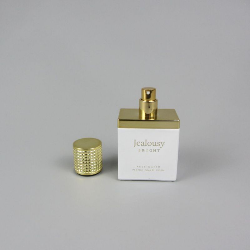 Square Unique 50ml Empty Perfume Bottles Glass Bottle