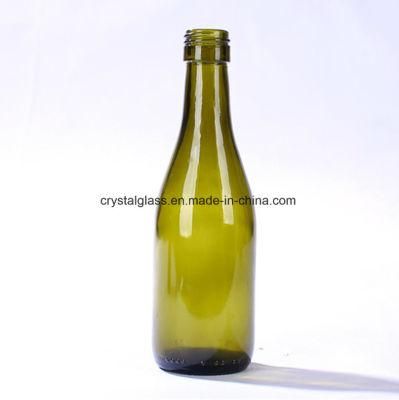 187ml Amber Green Clear Glass Beverage Wine Liquor Bottle