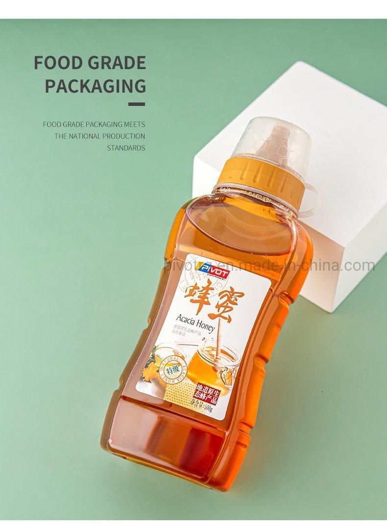 500g 800g 1000g Food Grade Squeeze Pet Bottle for Honey Packaging