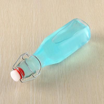 Wholesale Clear Round Glass Soda Bottle