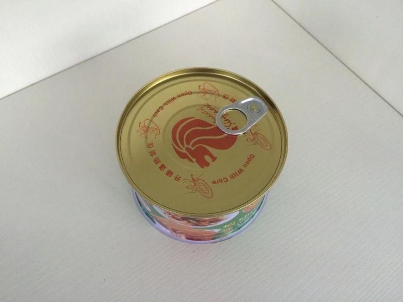 962# Empty Food Tin Can for 397g Luncheon Meat with Shrimp Paste