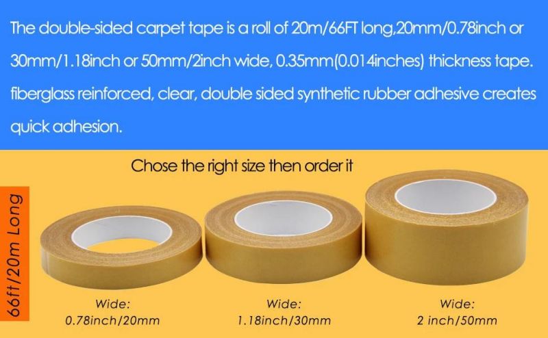 Double Sided Tape for Permanent Mounting & Bonding