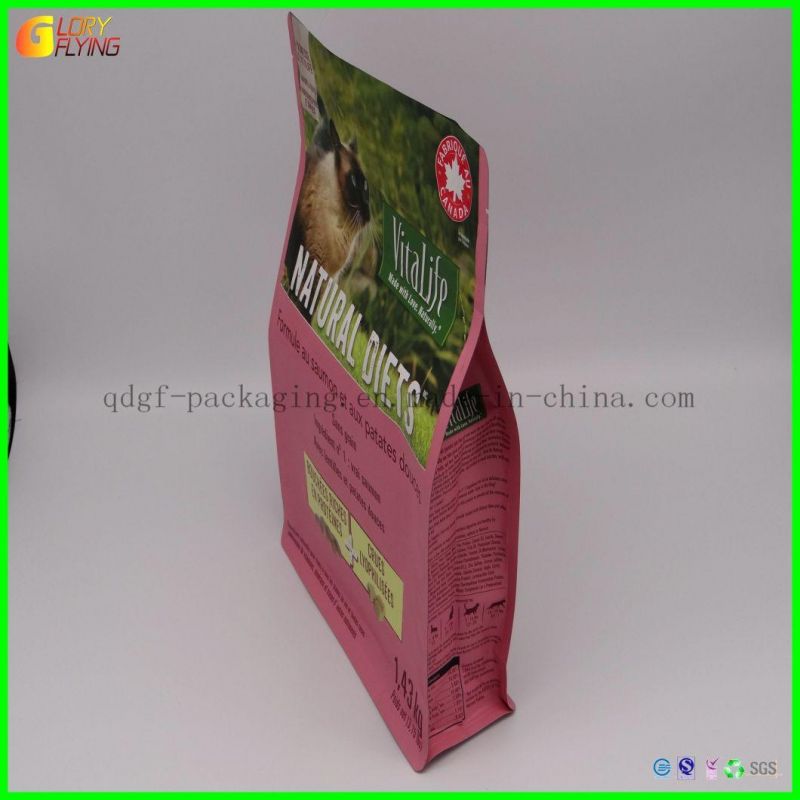 Pets Food Bags/Plastic Food Packaging/Flat-Bottom Bags Manufacturer From China