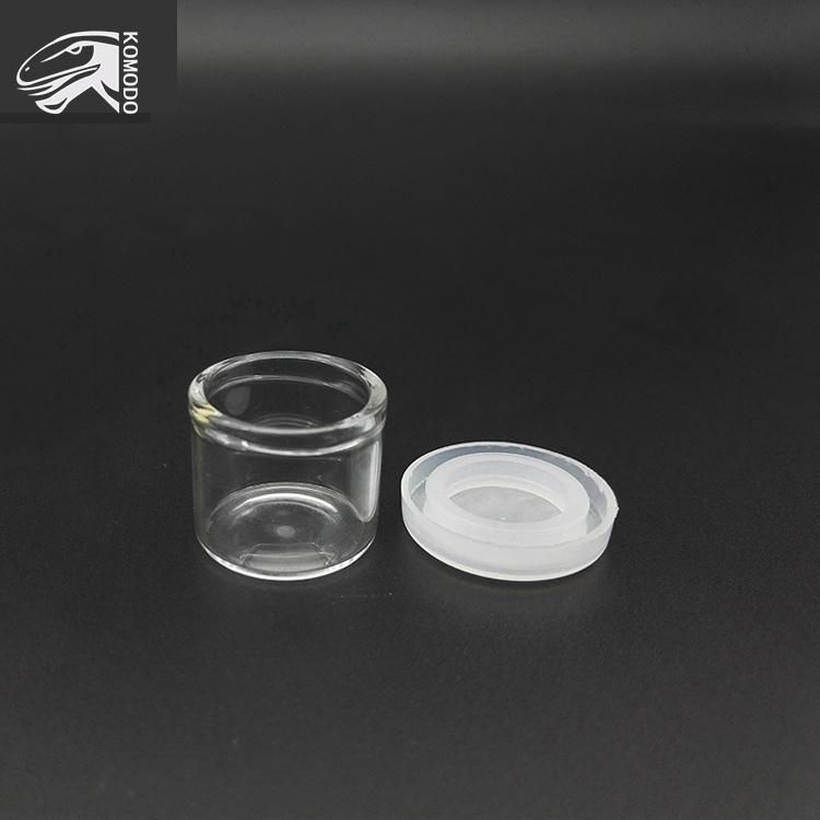 China Supplier Food Grade Latest 6ml Clear Glass Jar