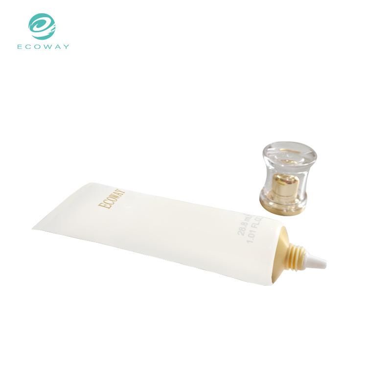 BPA Free Soft Plastic Laminated Eye Cream Cosmetic Packaging Tubes for Makeup