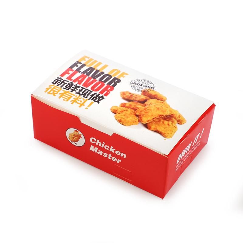 Take Away Food Boxes French Fries Fried Chicken Nuggets Carton Paper Food Packaging Box