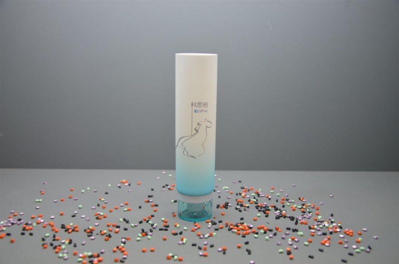 Customized Skin Care Plastic Round Soft Touch Tube for Cosmetic Packaging