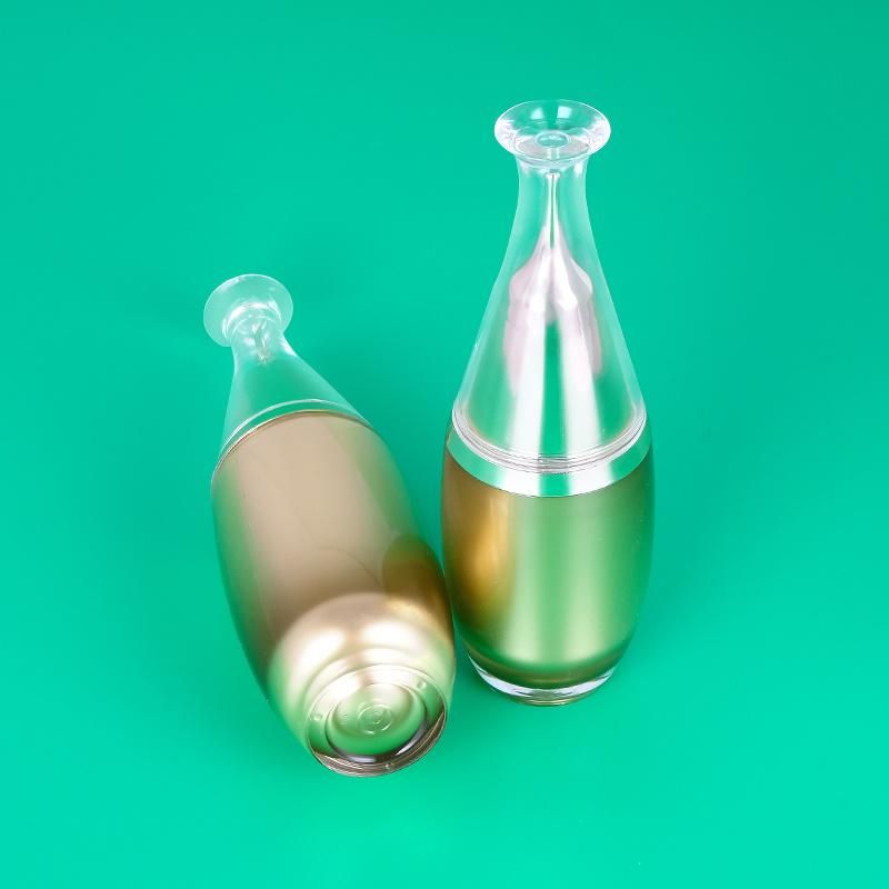 High-Grade Luxury Unique 50ml 100ml Cosmetic Acrylic Bottle Plastic Cream Bottle for Cosmetic Packaging