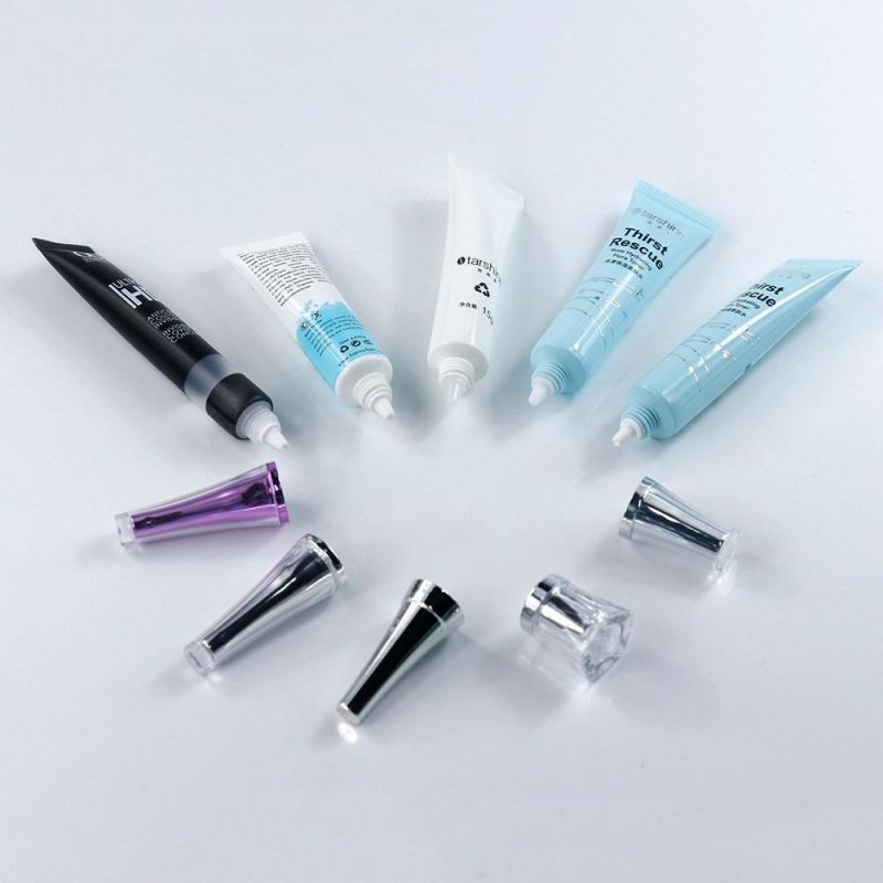 BPA Free Cosmetic Packaging Matte Empty Tube Plastic Material Men Facial Cleanser Tube 50mm Diameter