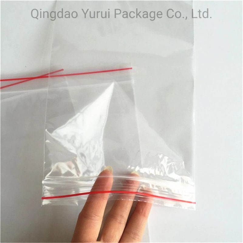 Plastic LDPE Zipper Bag with Recycled Logo