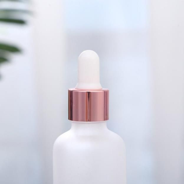 20ml 30ml 40ml 50ml 60ml 100ml Essential Oil Frost Dropper Glass Cylender Serum Bottle Pump