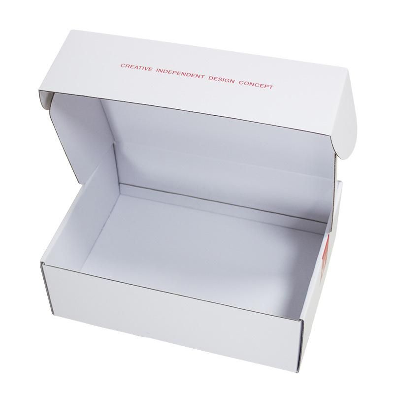 Custom Small White Cardboard Products Gifts Packaging Corrugated Mailing Box