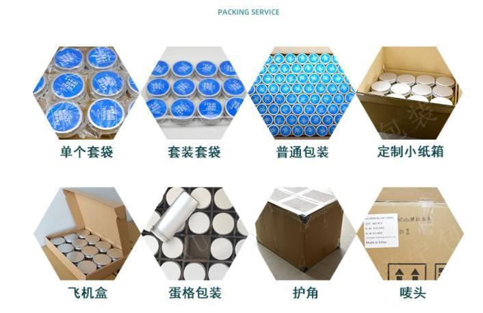 10ml 15ml 25ml 30ml 50ml 60ml 80ml 100ml Flat Aluminium Tin Box Aluminium Jar Ointment Container