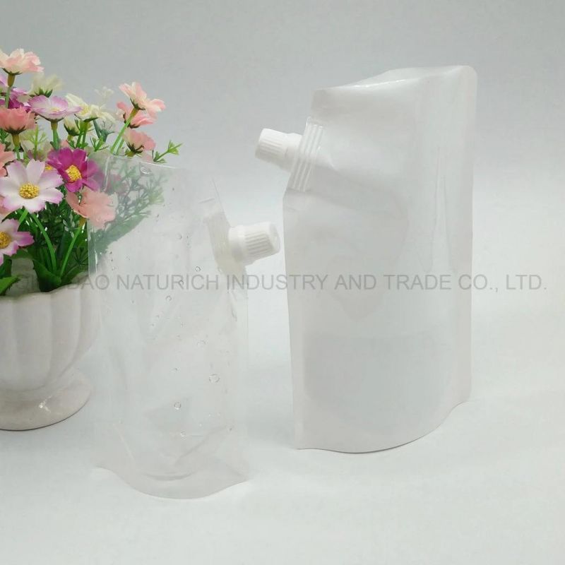 Clear Silver Milky White Standing up Spout Pouch 500ml