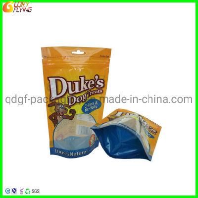 Customized Zipper Eco Friendly Food Packaging Plastic Food Bag for Dog, Birds