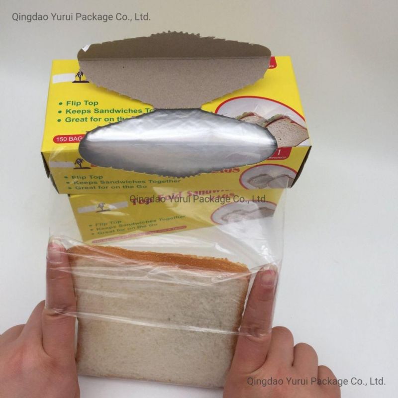 Plastic Ziplock PE Zipper Top Sandwich Bag