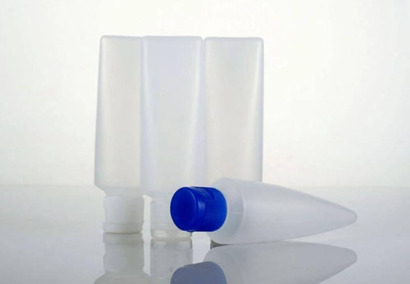 60ml PE Hose Lotion Inverted Bottle with Flip Top Cap