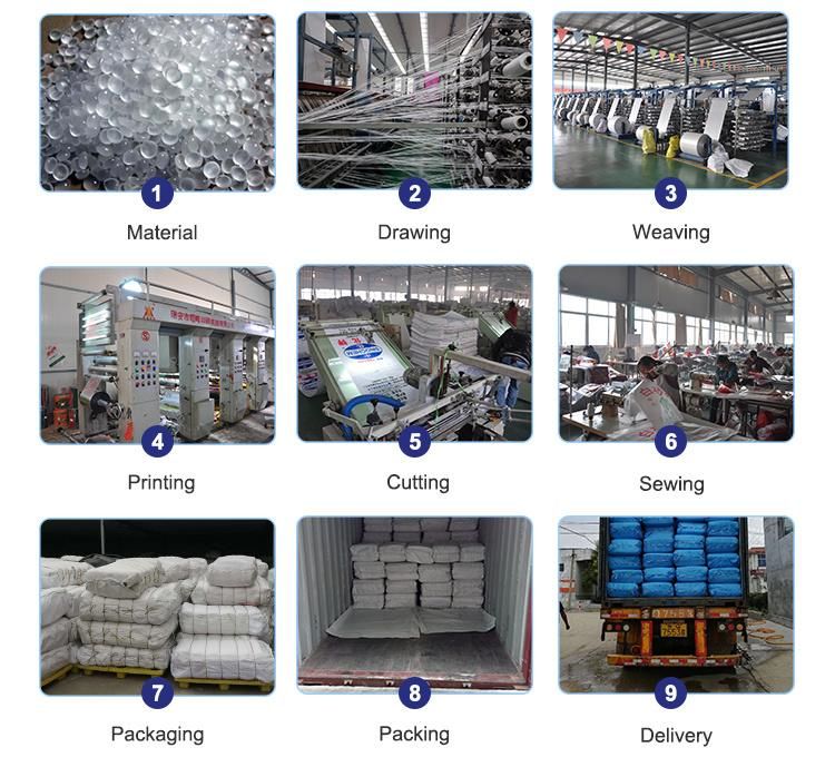 PP Woven Laminated Bags China Factory Plastic Woven Sacks Flour Bags Cement Bags