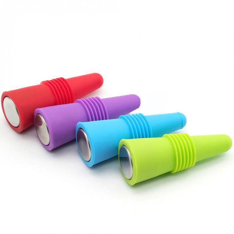 Simple Design Portable Silicone Wine Bottle Stopper