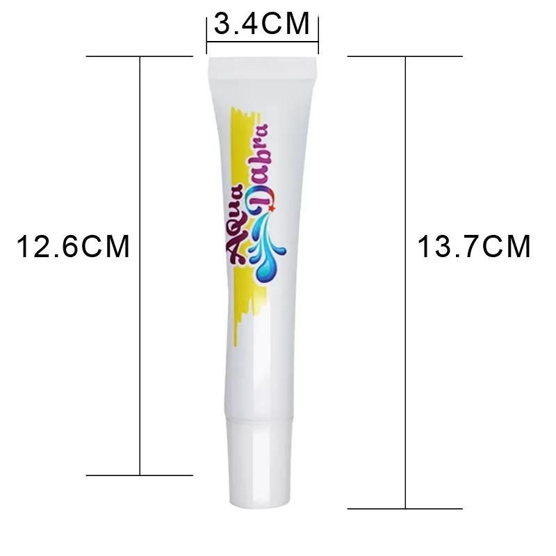 Whitening Cream Cosmetic Plastic Tube Packaging with Long Nozzle 6g