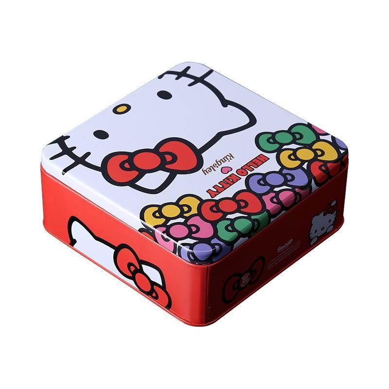 Square Metal Food Tin Container Tin Box Packaging Sugar Tin Can