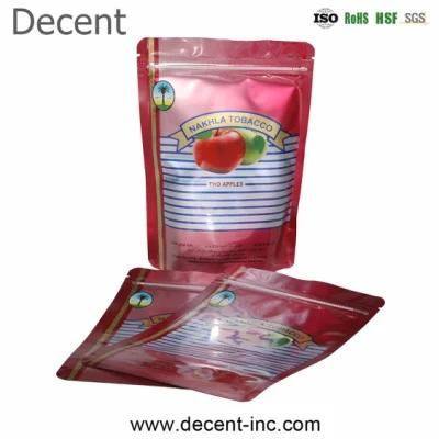 Custom Zip Lock Clear Window Plastic Bag Aluminum Foil Hologram Food Bags Small Water Proof Zipper Reclosable Iridescent Pouches