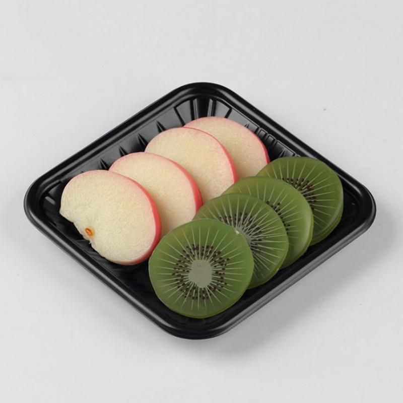 Disposable Customized Pet Box Plastic Fruit Tray Transparent Fruit Container