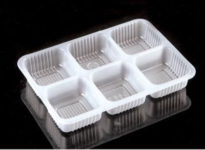 PP white plastic chocolate or bescuit food container