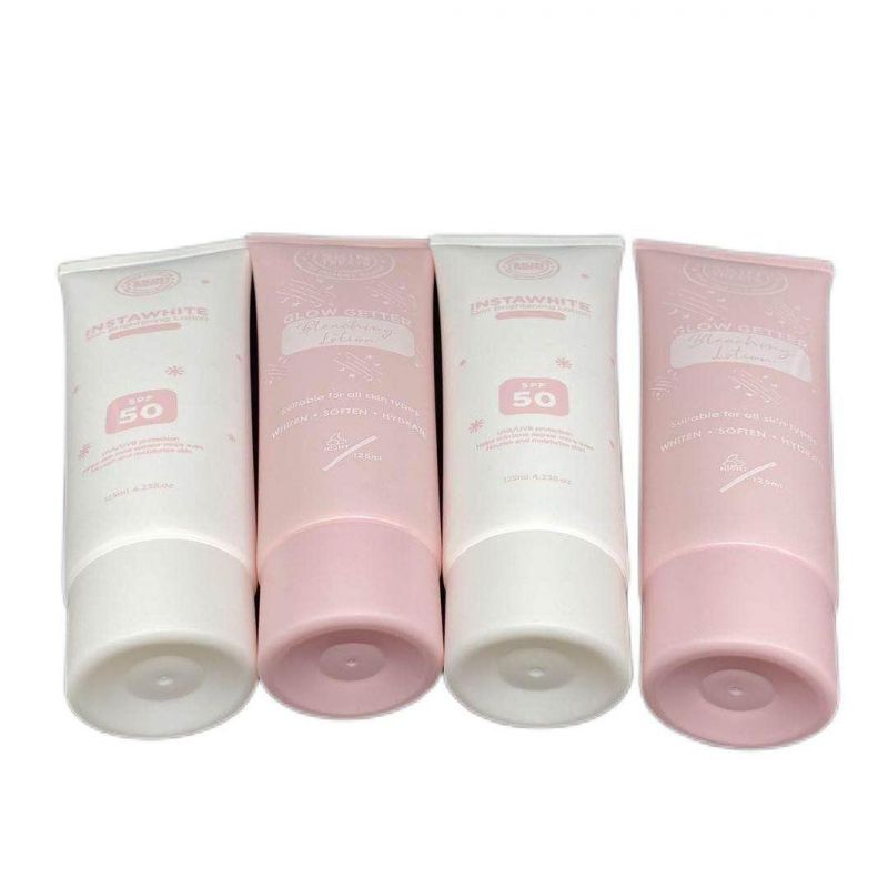 Empty Squeezable Soft Lotion Hand Foot Cream PE Cosmetic Packaging Plastic Tube