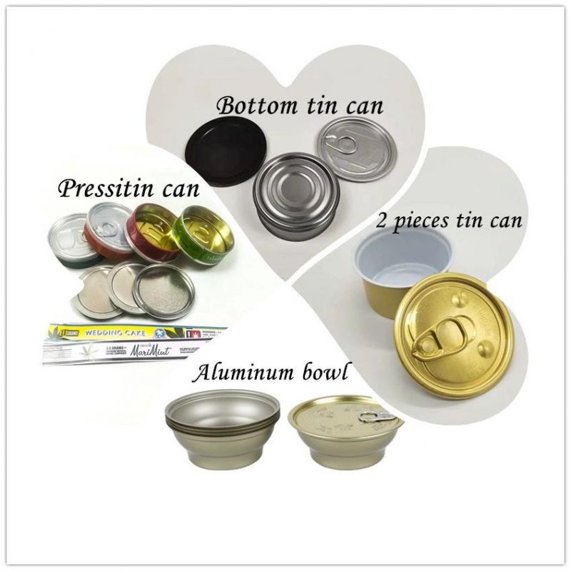 Metal Round Inventory 100ml Empty Food Grade Round Tin Cans Tuna Canned for Food Canning Fish