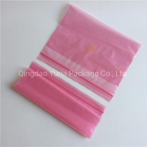 LDPE Custom Packaging Clear Resealable Double Zipper Track LDPE Plastic Transparent Zip Lock Bag