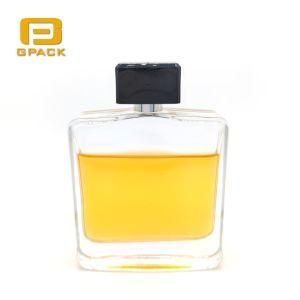 120ml Wide Flat Blank Glass Perfume Bottle Perfume Dispenser Mister Bottles Retro Perfume Bottles with Stopper