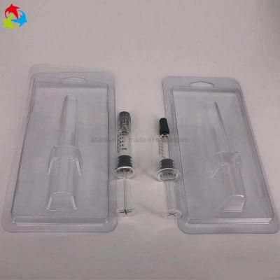 Plastic Disposable Cosmetic Syringe Blister Packaging