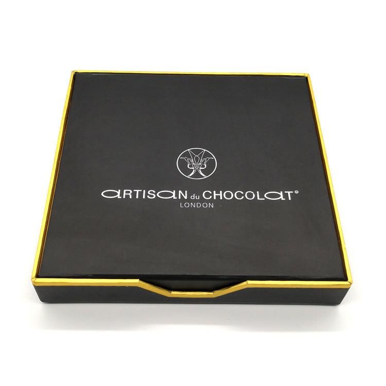 OEM Luxulry Gold Black Fancy Wedding Candy Chocolate Packaging Gift Box